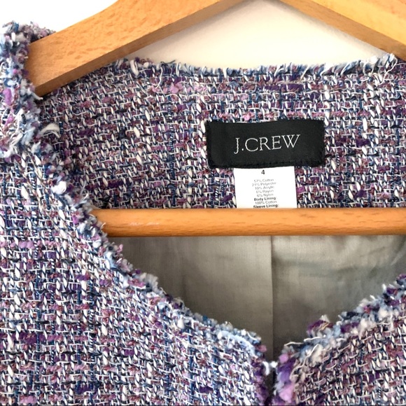 J.Crew Multicoloured Tweed Blazer - Picture 4 of 6